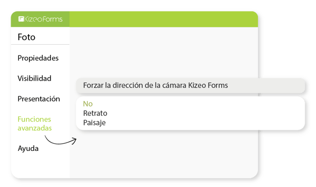 Forzar dirección de la cámara